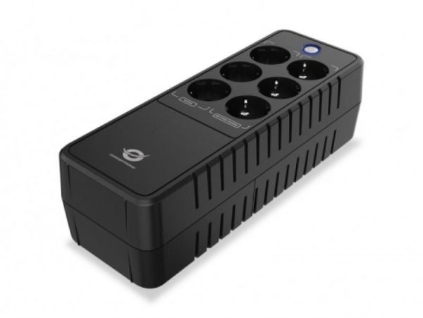 Conceptronic ZEUS05E 650VA 360W UPS, Schuko x 6 (3x surge - imagine 7