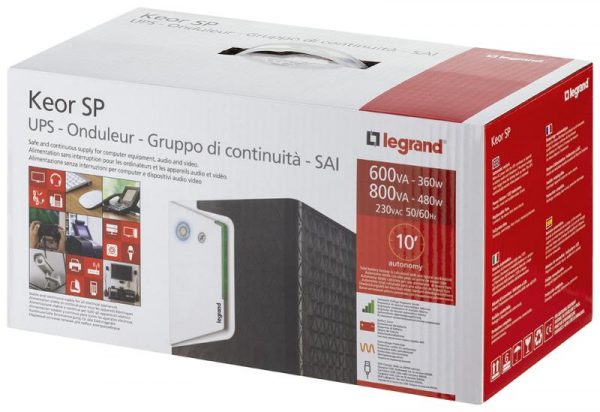 UPS Legrand KEOR SP 800, 800VA/480W, 1x IEC + 1x - imagine 10