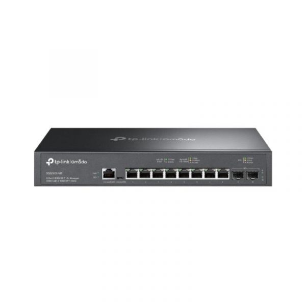 Switch TP-Link SG3210X-M2, 8 x porturi RJ 45, 2 x