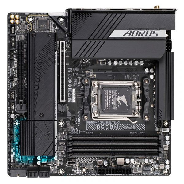 Placa de baza Gigabyte B650M AORUS ELITE AX AM5 - imagine 12