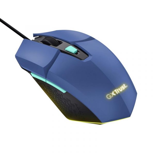 Mouse Trust GXT110W Felox cu fir 400 DPI, albastru - imagine 9