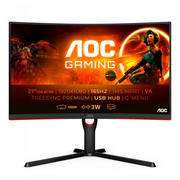 Monitor AOC 27" C27G3U/BK