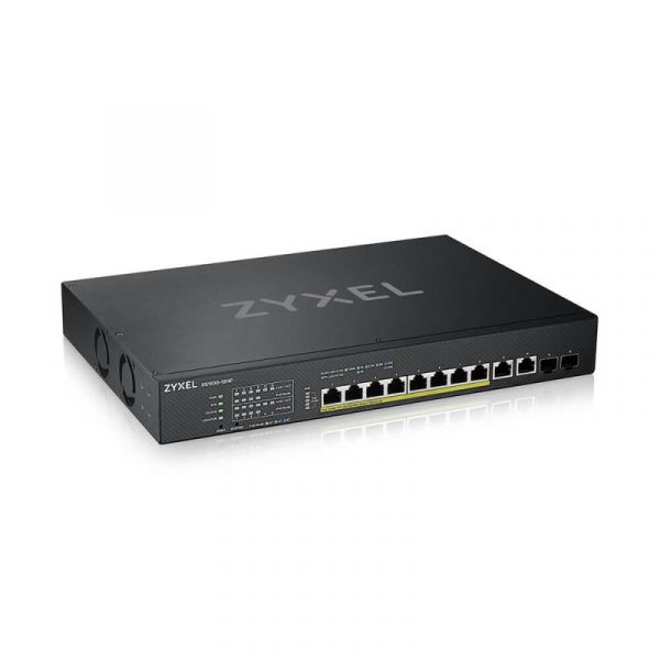 XS1930-12HP, 8-port Multi-Gigabit Smart Managed PoE 375Watt 802.3BT Switch, 2x