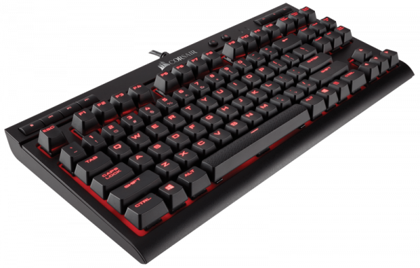 Tastatura mecanica CORSAIR K63 Compact CHERRY MX RED, Key Rollover - imagine 5