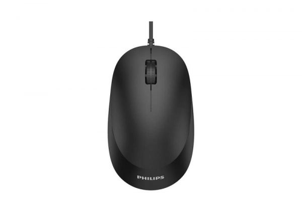 Mouse Philips SPK7207, cu fir, optic, 1200 DPI, negru - imagine 4
