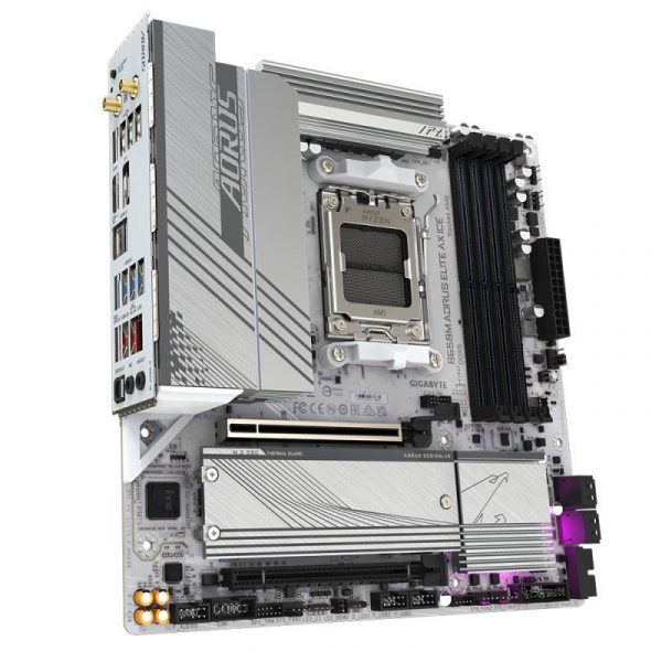Placa de baza Gigabyte B650M AORUS ELITE AX ICE AM5 - imagine 8