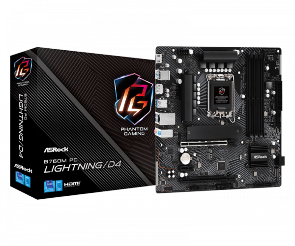 Placa de baza ASROCK B760M PG LIGHTNING LGA1700 - imagine 5