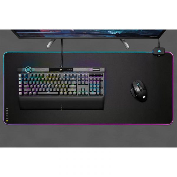 Mousepad Gaming Corsair MM700 RGB Extended, CLOTH BLACK - imagine 9