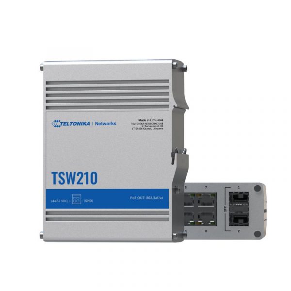 TELTONIKA INDUSTRIAL 8PORT UNMANAGED SWITCH TSW210, Interfata: 8 x ETH - imagine 11