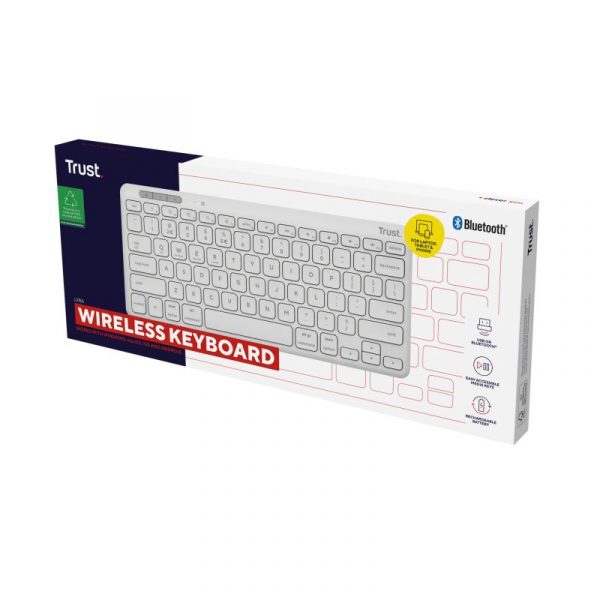 Tastatura Trust Lyra Wireless, conexiune USB-A, USB-C 1.1, distanta acoperire - imagine 8