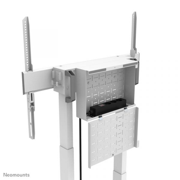Stand mobil motorizat Neomounts by Newstar, 37"-100", 110 kg, VESA 800x600, alb - imagine 14