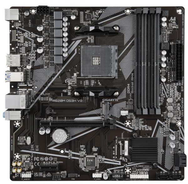 Placa de baza Gigabyte A520M DS3H V2 AM4 - imagine 8