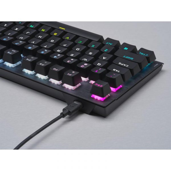 Tastatura Gaming Mecanica CORSAIR K60 PRO TKL RGB TENKEYLESS, Optical, - imagine 12
