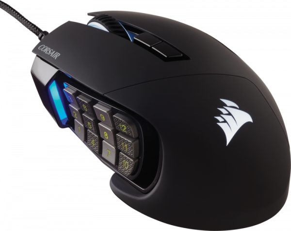 Mouse Gaming Corsair SCIMITAR RGB ELITE Optical cu fir, negru - imagine 4