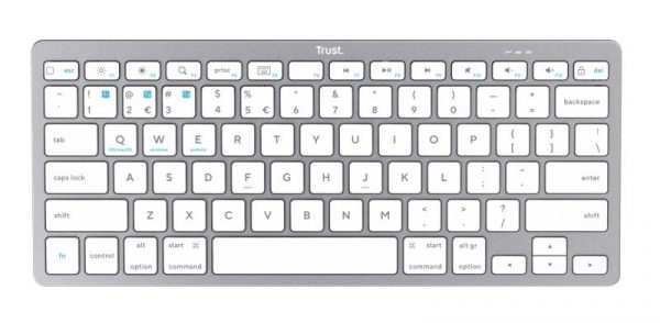 Tastatura Trust Wireless, numar taste 85, alb - imagine 8