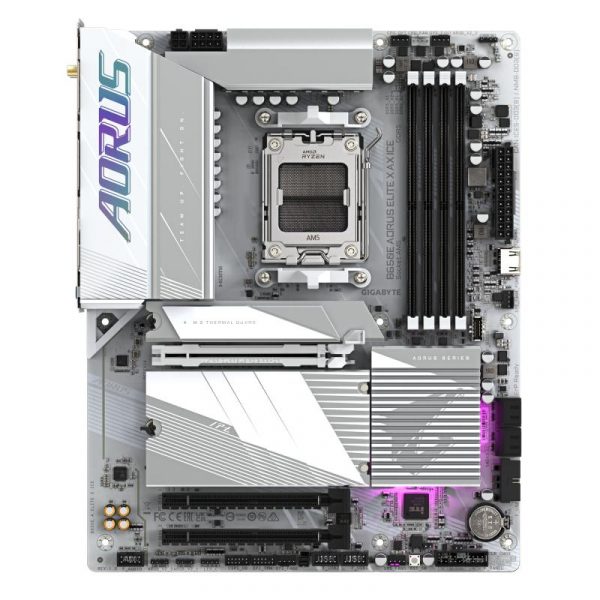 Placa de baza GIGABYTE B650E AORUS ELITE AX ICE AM5 - imagine 6