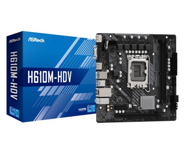 Placa de baza Asrock H610M-HDV D4, LGA 1700 - imagine 7