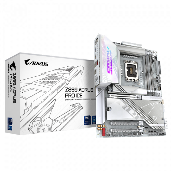 Placa de Baza GIGABYTE Z890 AORUS PRO ICE LGA1851 - imagine 9