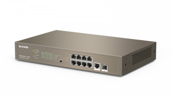 Switch Tenda Gigabit TEG5310P-8-150W, 8 port, 10/100/1000 Mbps - imagine 5