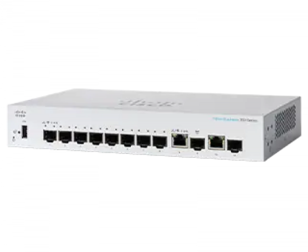 Switch  CISCO CBS350-8S-E-2G, 8 PORTURI 10/100/1000, 2 x SFP, - imagine 3