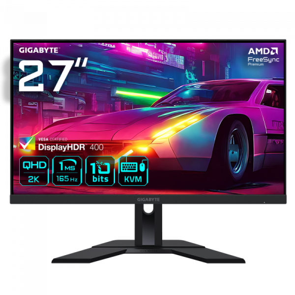 Monitor LED Gigabyte M27Q, 27inch, 2K IPS QHD, 0.5ms, 170Hz, - imagine 3