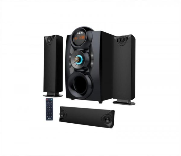 Sistem boxe 3.1 AKAI, USB/ Card Reader/FM/Bluetooth, RMS 8W+18W, PMPO - imagine 4