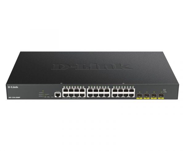 Switch D-Link DGS-1250-28XMP, 24 port, 10/100/1000 Mbps - imagine 4