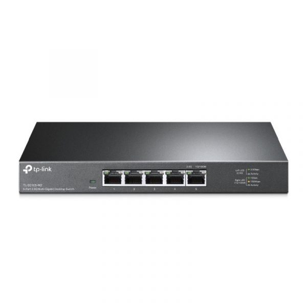 "5-Port 2.5G Multi-Gigabit Desktop Switch PORT: 5× 2.5G RJ45 Ports - imagine 5