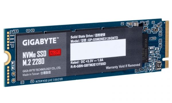SSD Gigabyte, 128GB, NVMe, M.2 - imagine 3