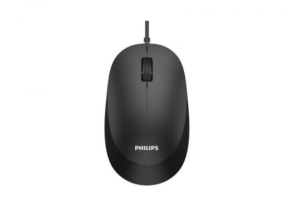 Mouse Philips SPK7207BL, USB 2.0, optic, 1000 DPI, 1.5m, negru - imagine 5
