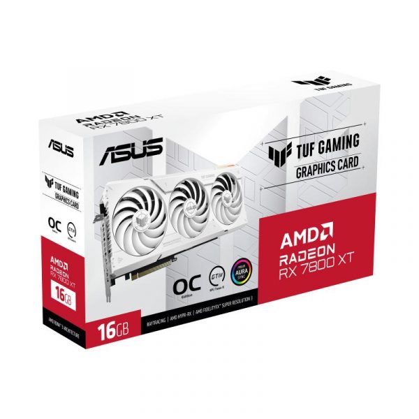ASUS TUF Gaming Radeon RX 7800 XT OC 16G WHITE - imagine 14