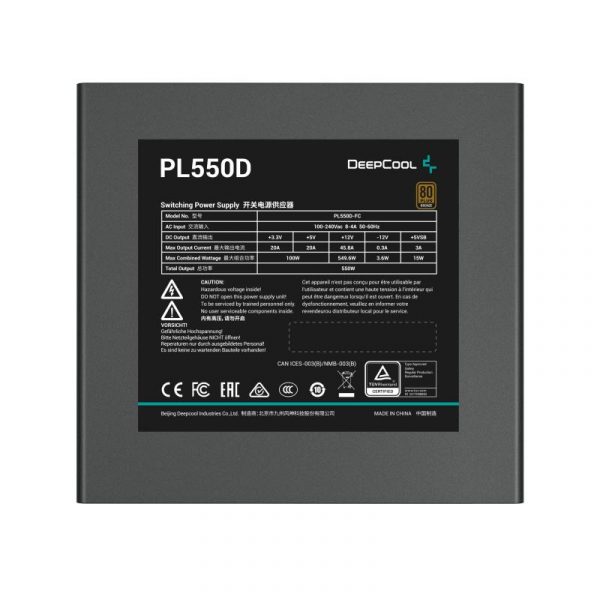 Sursa DEEPCOOL PL550D V2 550W 80 PLUS Bronze - imagine 10