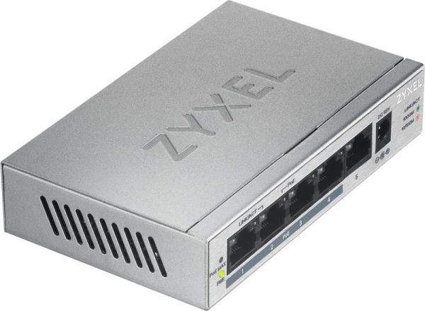 Switch Zyxel GS1005-HP, 5 Port, 10/100/1000 Mbps - imagine 5