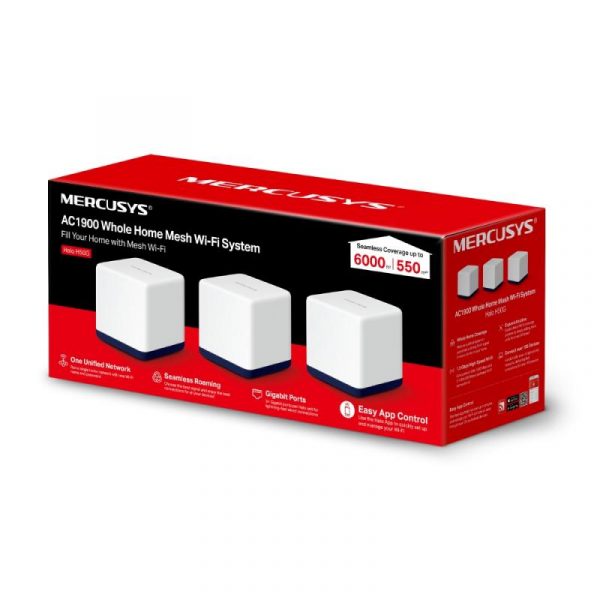 Router Wireless MERCUSYS Halo H50G, AC1900, Wi-Fi 5, Dual-Band, Gigabit - imagine 8