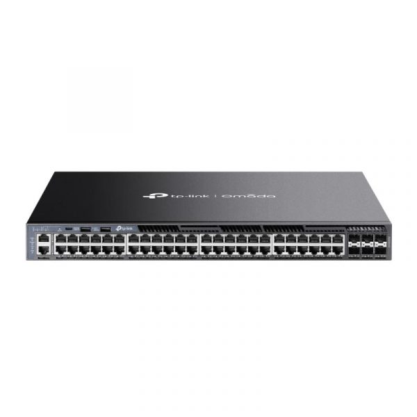 "Omada 48-Port Gigabit Stackable L3 Managed Switch with 6 10GE - imagine 6