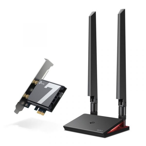 BE9300 Tri-Band Wi-Fi 7 Bluetooth PCI Express Adapter SPEED: 5760