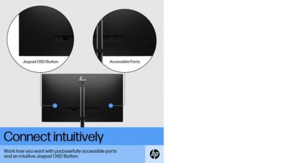 Monitor 27" HP EliteDisplay E27 G5, LED, IPS, FHD 1920x1080, - imagine 6