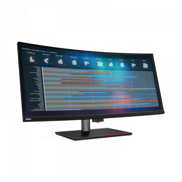 Monitor LEDLenovo ThinkVision P40w-20, 39.7, IPS UHD, 4ms, 75Hz, negru - imagine 3