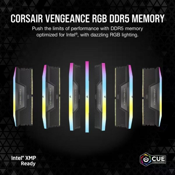 Memorie RAM CORSAIR Vengeance RGB 32GB (2x16) DDR5 6400MHz CL36 - imagine 9