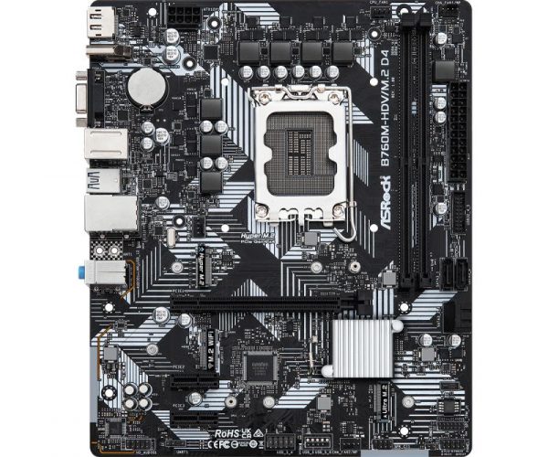 Placa de baza Asrock B760M-HDV/M.2 DDR4, 2x DDR4 - imagine 9