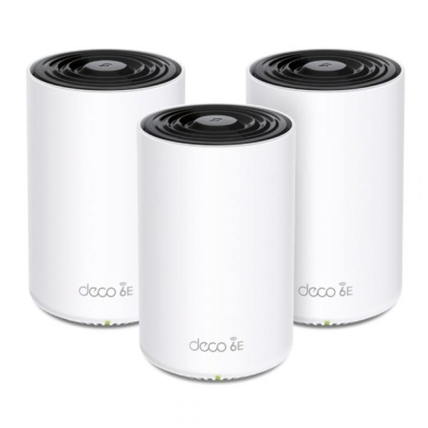TP-Link AXE5400 home mesh Wi-Fi 6E System, Tri-Band, Deco XE75(3-pack); - imagine 5