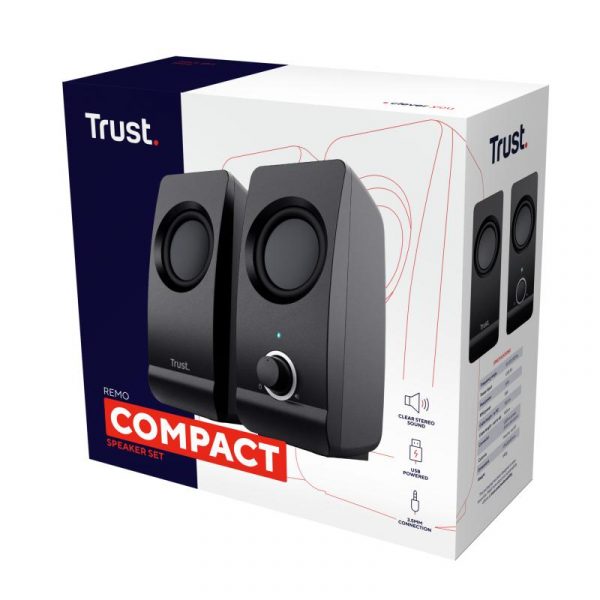Boxe Stereo Trust Remo 2.0 Speaker Set, 8W, negru - imagine 15