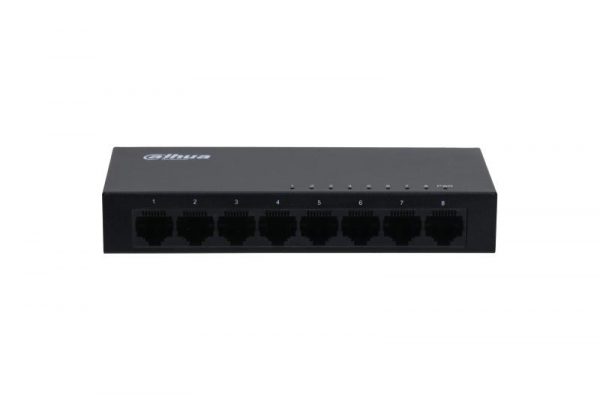 Switch Dahua PFS3008-8GT; 8 ports 10/100/1000Mbps; 186mm×106mm×33mm; Common Mode 4KV; - imagine 7