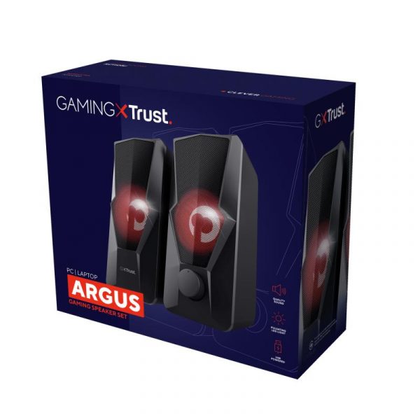 Boxe Stereo Trust GXT 610 Argus, 10W, rosu - imagine 17