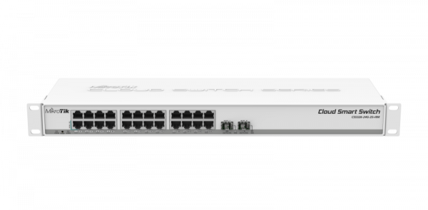 MikroTik Cloud Smart Switch 326-24G-2S+RM with 24* 10/100/1000 GigabitEthernet ports, - imagine 3