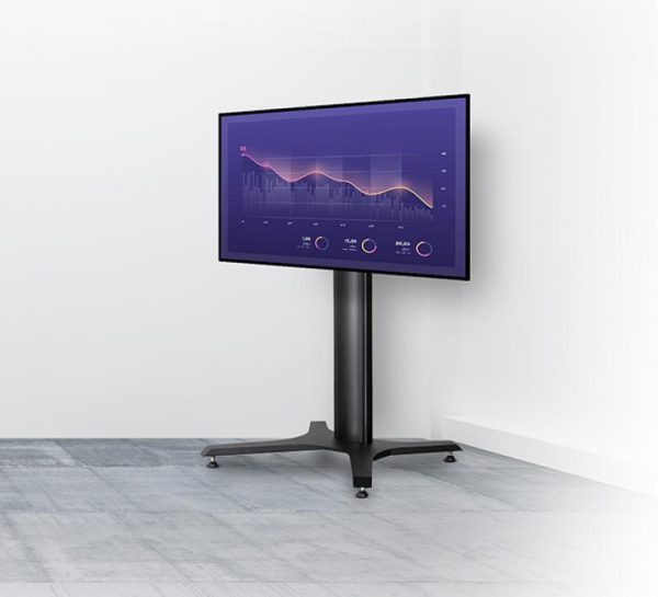 Stand mobil B-Tech 39-75" 70kg 1.4m, negru - imagine 9