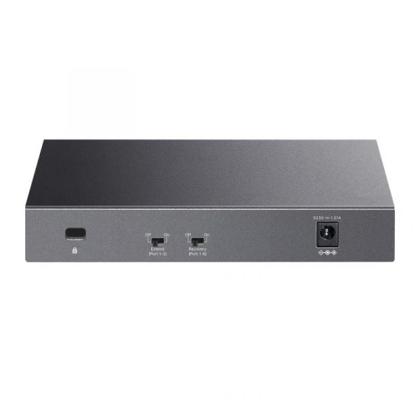 TP-LINK 5-PORT GIGABIT SWITCH LS108GP, interfata  8× 10/100/1000Mbps RJ45 - imagine 9