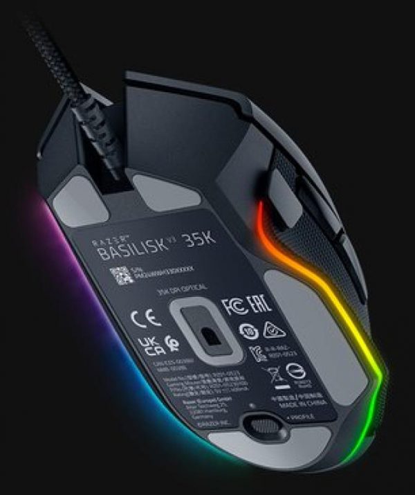 Razer Basilisk V3 35K, cu fir, bluetooth, rezolutie maxima 35000 - imagine 10