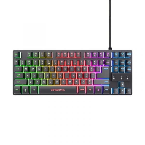 Tastatura Trust GXT 833 Thado TKL, neagra - imagine 5