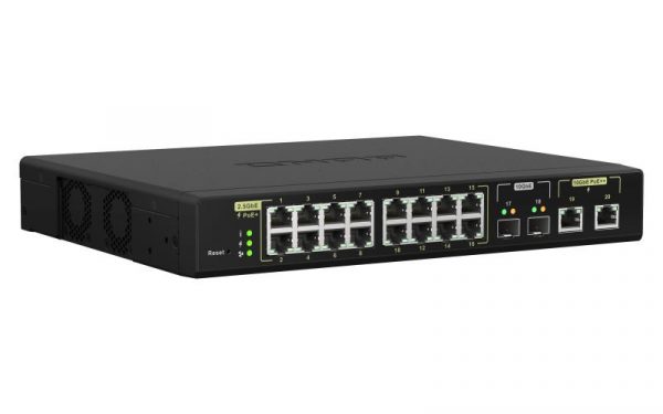Switch QNAP M2116P CPU Microchip VSC7448-02, 16 porturi 2.5GbE (RJ45) - imagine 8